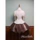 Alice Girl Bear Chocolate Blouse(2nd Pre-Order/Full Payment Without Shipping)